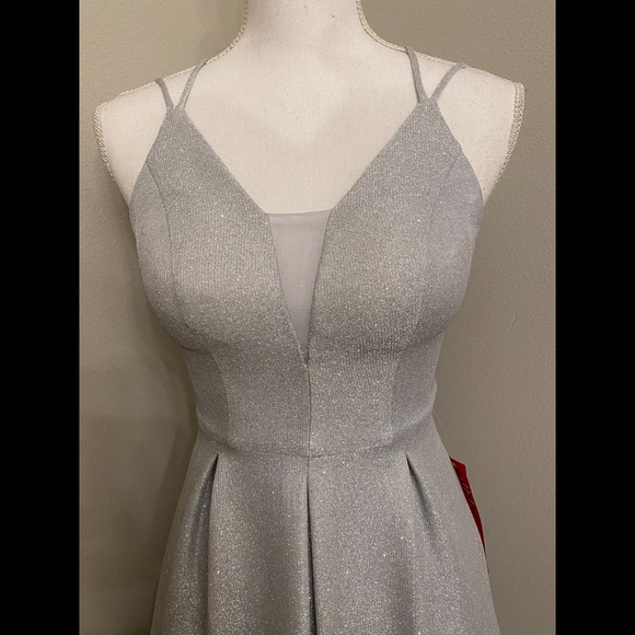 Silver Sparkle Dress - Picture 3 of 9
